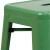 Flash Furniture CH-31320-30-GN-GG 30" Green Metal Indoor/Outdoor Barstool with Square Seat addl-9