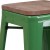 Flash Furniture CH-31320-30-GN-WD-GG 30" Green Metal Barstool with Square Wood Seat addl-12