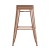 Flash Furniture CH-31320-30-OR-PL2T-GG 30" Orange Metal Indoor/Outdoor Barstool with Teak Poly Resin Wood Seat addl-10