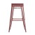 Flash Furniture CH-31320-30-RED-PL2R-GG 30" Red Metal Indoor/Outdoor Barstool with Red Poly Resin Wood Seat addl-10