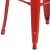 Flash Furniture CH-31320-30-RED-WD-GG 30" Red Metal Barstool with Square Wood Seat addl-11
