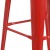 Flash Furniture CH-31320-30-RED-WD-GG 30" Red Metal Barstool with Square Wood Seat addl-8