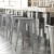 Flash Furniture CH-31320-30-SIL-PL2G-GG 30" Silver Metal Indoor/Outdoor Barstool with Gray Poly Resin Wood Seat addl-1