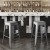 Flash Furniture CH-31320-30-SIL-PL2G-GG 30" Silver Metal Indoor/Outdoor Barstool with Gray Poly Resin Wood Seat addl-7