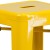 Flash Furniture CH-31320-30-YL-GG 30" Yellow Metal Indoor/Outdoor Barstool with Square Seat addl-7