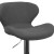 Flash Furniture CH-321-BKFAB-GG Contemporary Charcoal Fabric Adjustable Height Barstool with Curved Back and Chrome Base addl-7