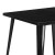 Flash Furniture CH-51040-29-BK-GG 31.75" Square Black Metal Indoor/Outdoor Table addl-5