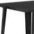 Flash Furniture CH-51040-40-BK-GG 31.5" Square Black Metal Indoor/Outdoor Bar Height Table addl-6