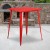 Flash Furniture CH-51040-40-RED-GG 31.5" Square Red Metal Indoor/Outdoor Bar Height Table addl-1
