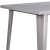 Flash Furniture CH-51040-40-SIL-GG 31.5" Square Silver Metal Indoor/Outdoor Bar Height Table addl-6