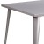 Flash Furniture CH-51050-29-SIL-GG 35.5" Square Silver Metal Indoor/Outdoor Table addl-6