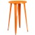 Flash Furniture CH-51080BH-2-30VRT-OR-GG 24" Round Orange Metal Indoor/Outdoor Bar Table Set with 2 Vertical Slat Back Stools addl-3