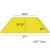 Flash Furniture XU-A3060-TRAP-YEL-T-P-GG 30"W x 60"L Trapezoid Activity Table with Yellow Laminate Top, Height Adjustable Preschool Legs addl-1