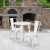 Flash Furniture CH-51080TH-2-18CAFE-WH-GG 24" Round White Metal Indoor/Outdoor Table Set with 2 Cafe Chairs addl-1
