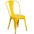 Flash Furniture CH-51080TH-2-18CAFE-YL-GG 24" Round Yellow Metal Indoor/Outdoor Table Set with 2 Cafe Chairs addl-4