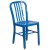 Flash Furniture CH-51080TH-2-18VRT-BL-GG 24" Round Blue Metal Indoor/Outdoor Table Set with 2 Vertical Slat Back Chairs addl-4