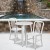 Flash Furniture CH-51080TH-2-18VRT-WH-GG 24" Round White Metal Indoor/Outdoor Table Set with 2 Vertical Slat Back Chairs addl-1