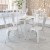 Flash Furniture CH-51090-29-WH-GG 30" Round White Metal Indoor/Outdoor Table addl-1