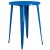 Flash Furniture CH-51090BH-2-30CAFE-BL-GG 30" Round Blue Metal Indoor/Outdoor Bar Table Set with 2 Cafe Stools addl-3