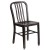 Flash Furniture CH-51090TH-2-18VRT-BQ-GG 30" Round Black-Antique Gold Metal Indoor/Outdoor Table Set with 2 Vertical Slat Back Chairs addl-4