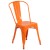 Flash Furniture CH-51090TH-4-18CAFE-OR-GG 30" Round Orange Metal Indoor/Outdoor Table Set with 4 Cafe Chairs addl-4
