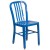 Flash Furniture CH-51090TH-4-18VRT-BL-GG 30" Round Blue Metal Indoor/Outdoor Table Set with 4 Vertical Slat Back Chairs addl-4