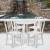 Flash Furniture CH-51090TH-4-18VRT-WH-GG 30" Round White Metal Indoor/Outdoor Table Set with 4 Vertical Slat Back Chairs addl-1