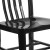 Flash Furniture CH-61200-18-BK-GG Commercial Grade Black Metal Indoor/Outdoor Chair addl-10