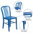 Flash Furniture CH-61200-18-BL-GG Commercial Grade Blue Metal Indoor/Outdoor Chair addl-4