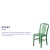 Flash Furniture CH-61200-18-GN-GG Commercial Grade Green Metal Indoor/Outdoor Chair addl-3