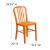 Flash Furniture CH-61200-18-OR-GG Commercial Grade Orange Metal Indoor/Outdoor Chair addl-5
