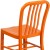 Flash Furniture CH-61200-18-OR-GG Commercial Grade Orange Metal Indoor/Outdoor Chair addl-7