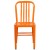 Flash Furniture CH-61200-18-OR-GG Commercial Grade Orange Metal Indoor/Outdoor Chair addl-9