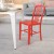 Flash Furniture CH-61200-18-RED-GG Commercial Grade Red Metal Indoor/Outdoor Chair addl-1