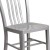 Flash Furniture CH-61200-18-SIL-GG Commercial Grade Silver Metal Indoor/Outdoor Chair addl-10