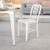 Flash Furniture CH-61200-18-WH-GG Commercial Grade White Metal Indoor/Outdoor Chair addl-1