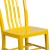Flash Furniture CH-61200-18-YL-GG Commercial Grade Yellow Metal Indoor/Outdoor Chair addl-10