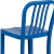 Flash Furniture CH-61200-30-BL-GG 30" Blue Metal Indoor/Outdoor Barstool with Vertical Slat Back addl-10