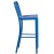 Flash Furniture CH-61200-30-BL-GG 30" Blue Metal Indoor/Outdoor Barstool with Vertical Slat Back addl-8