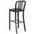Flash Furniture CH-61200-30-BQ-GG 30" Black-Antique Gold Metal Indoor/Outdoor Barstool with Vertical Slat Back addl-6