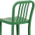 Flash Furniture CH-61200-30-GN-GG 30" Green Metal Indoor/Outdoor Barstool with Vertical Slat Back addl-10