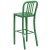 Flash Furniture CH-61200-30-GN-GG 30" Green Metal Indoor/Outdoor Barstool with Vertical Slat Back addl-6