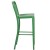 Flash Furniture CH-61200-30-GN-GG 30" Green Metal Indoor/Outdoor Barstool with Vertical Slat Back addl-8
