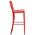 Flash Furniture CH-61200-30-RED-GG 30" Red Metal Indoor/Outdoor Barstool with Vertical Slat Back addl-8