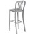 Flash Furniture CH-61200-30-SIL-GG 30" Silver Metal Indoor/Outdoor Barstool with Vertical Slat Back addl-6