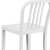 Flash Furniture CH-61200-30-WH-GG 30" White Metal Indoor/Outdoor Barstool with Vertical Slat Back addl-10