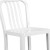 Flash Furniture CH-61200-30-WH-GG 30" White Metal Indoor/Outdoor Barstool with Vertical Slat Back addl-7