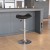 Flash Furniture CH-TC3-1002-BK-GG Contemporary Black Vinyl Adjustable Height Barstool with Wavy Seat and Chrome Base addl-1