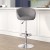 Flash Furniture CH-TC3-1066L-GYFAB-GG Contemporary Gray Fabric Adjustable Height Barstool with Barrel Back and Chrome Base addl-1