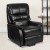 Flash Furniture CH-US-153062L-BK-LEA-GG Hercules Black LeatherSoft Remote Powered Lift Recliner for Elderly addl-1